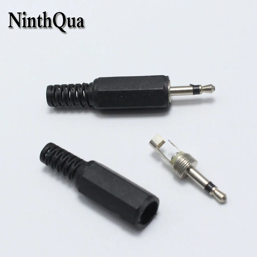 4pcs 2.5mm DC Power Plug 2.5 2Pole Mono Audio Plugs Welding Type Microphone Adapter Connector | Обустройство дома