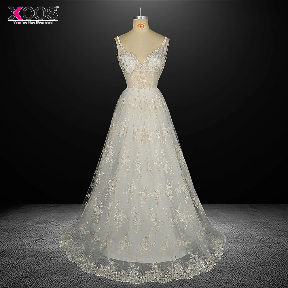 Robe de Mariage Сексуальная открытой спиной в богемном стиле Украшенные бусинами и