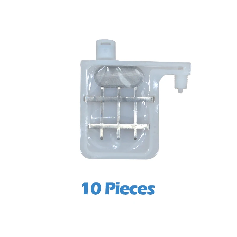 10Pcs Dx4 Dx5 Testina Di Stampa Della Stampante Big Ink Damper Filtro Doppia Fila Per Roland Per Mutoh Per Mimaki Stampante Dx4 Dx5 Serranda