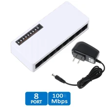 Мини Быстрый коммутатор для сети ethernet, концентратор локальной сети коммутатор контроллер коммутатор концентратор ethernet 8 портов коммутатор lan адаптер сетевой коммутатор 100 Мбит/с