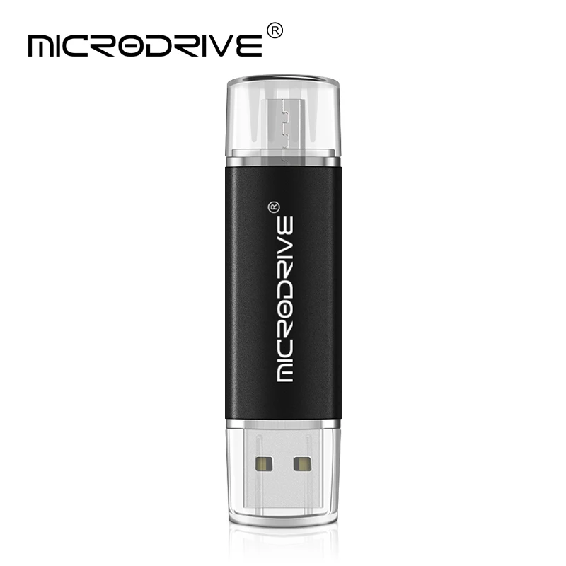 Флеш-накопитель MicroDrive OTG, 4 ГБ, 8 ГБ, 16 ГБ, usb карта памяти, флеш-накопитель, металлическая флешка, 32 ГБ, 64 ГБ, usb флеш-накопитель для телефона, логотип на заказ