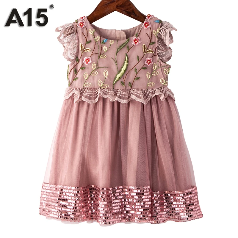 A15 Princess Dress Girls Costumes Toddler Girls Summer Dresses 2017 Tutu Dress Kids Party Girls Vestido