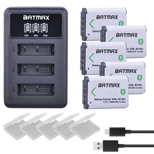 Lot de 5 batteries NP-BX1 np bx1 + 3 emplacements pour chargeur LCD, pour Sony DSC-RX100 DSC-WX500 IV HX300 WX300 HDR-AS15 X3000R MV1 AS30V HDR-AS300