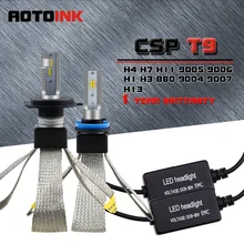 AOTOINK 3 CCT/лампа 3000K 4300K H7 H4 Led H11 H1 H8 автомобильные передние фары s