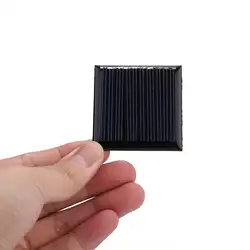 0,25 Вт В 5 в мини солнечная панель зарядное устройство поликристаллический портативный DIY черный зарядки