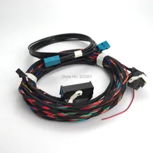 Rear View Control Unit Camera Adapter Cable Harness Set for VW Tiguan 2010-2013