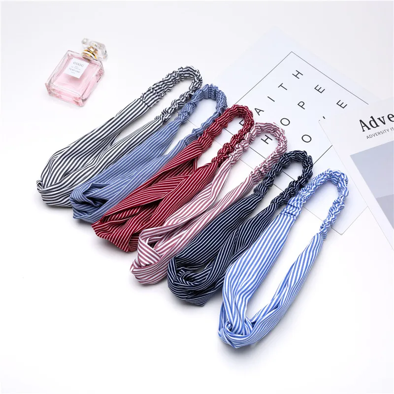 

Fashion Korea Six Style Stripe Women Headbands Girls Headwear