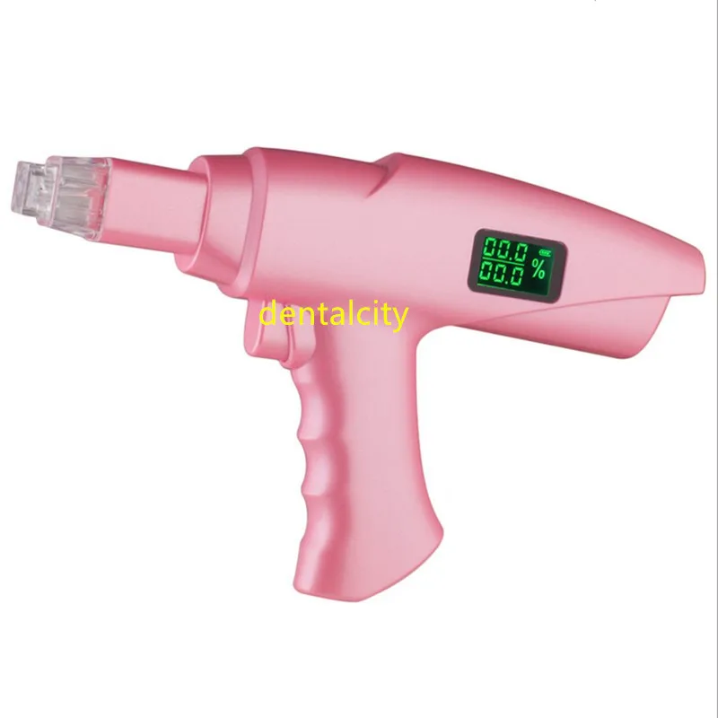 Высокое качество Смарт нано мезо пистолет Омоложение кожи; мезотерапия гидролифтинг микрокристалл лица инъекции воды машина - Цвет: 1pcs Pink