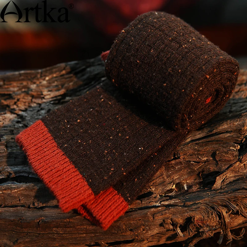 Artka женская ретро зимняя одежда удобные облегающие высококачественные элегантные шерстяные чулки( 4 цвета) PM17032Q
