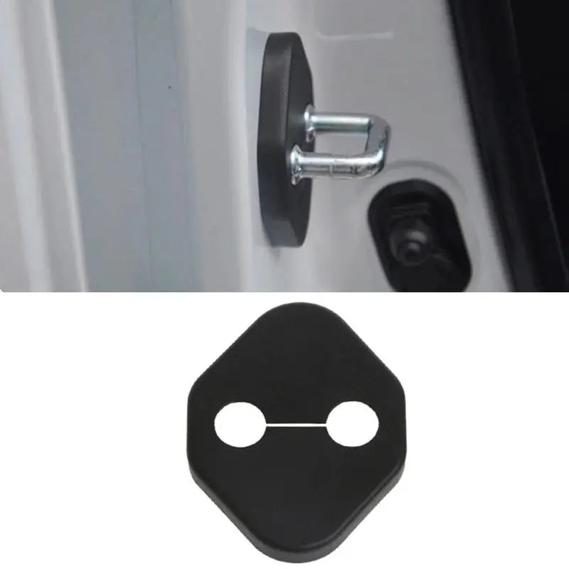 

High Quality Car Door Lock Cover Protection For KIA RIO K2 Soul Hyundai Solaris Verna 828 Promotion