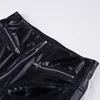 High Waist Gothic Black PU Leather Legging 4