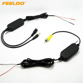 

FEELDO 1Set 2.4 Ghz Wireless RCA Video Transmitter Receiver Kits Module