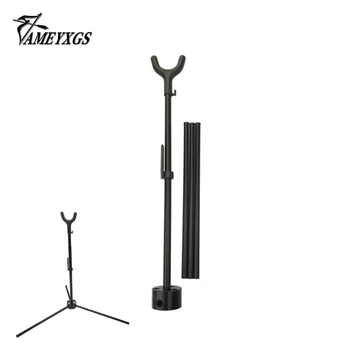 

Recurve Bow Kick Stand Aluminum Tripod Holder Recurve Bows Holder Assemble Hanger Bracket for Outdoor Hunting Shooting