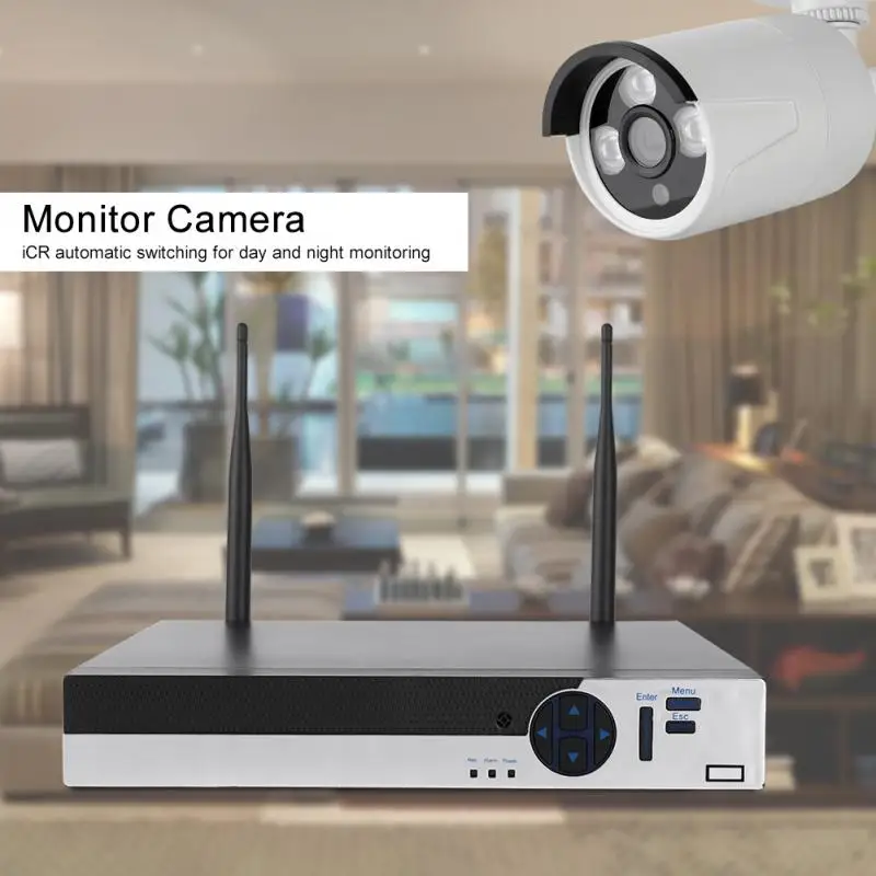 Новое поступление AHD монитор 4 канала Wi Fi HD Ночная камера с экраном видео умный