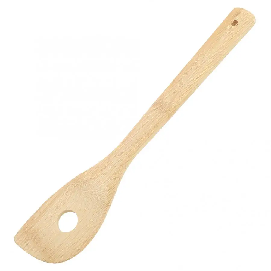 Кухонная посуда бамбуковые деревянные кухонные принадлежности инструмент для приготовления пищи ложка шпатель деревянный совок кухонный инструмент - Цвет: 3