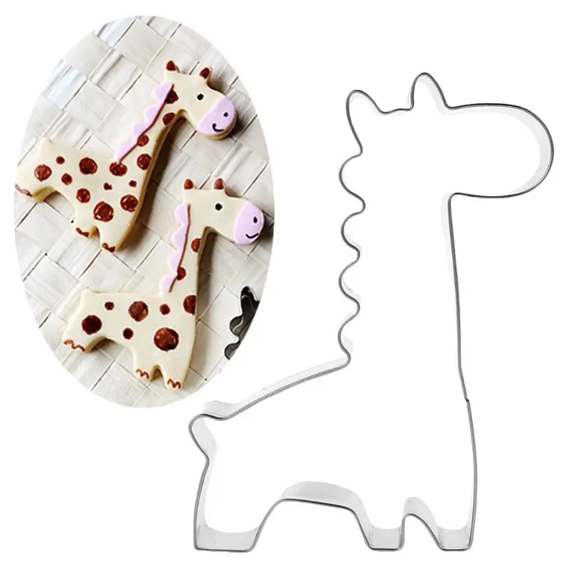 

Stainless Steel Christmas Deer Cookie Cutter Baking Mold DIY Pastry Tools Biscuit Chocolate Cake Fondant Decoration Mould