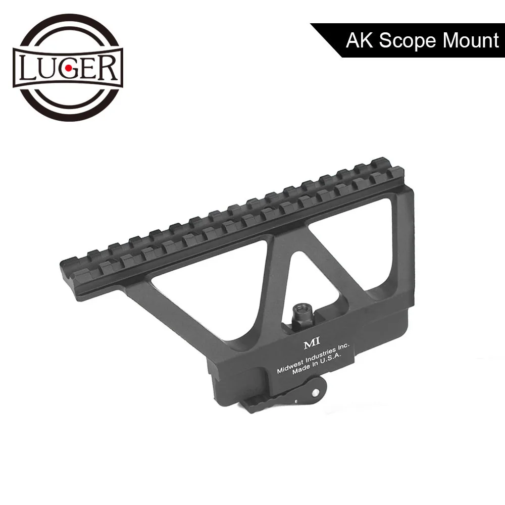 Тактический компактный прицел LUGER AKM Weaver Picatinny Охотничья винтовка для улицы