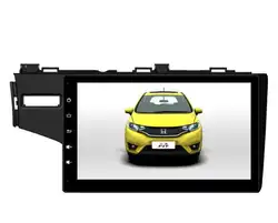 10,1 "четырехъядерный Android 9,0 Автомобильный GPS Радио Навигация для Honda fit 2014-2016 с 4G/Wifi, с диагностическим разъемом и цифровым видеорегистратором