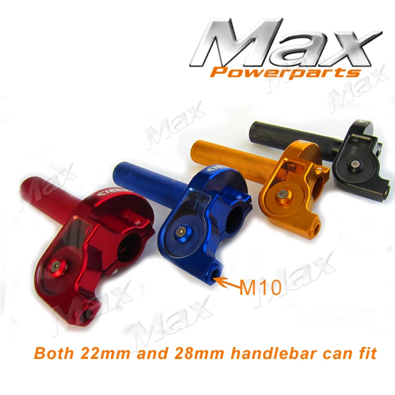 CNC Aluminum Throttle Grip Quick Twist Gas throttle Settle fit KAYO