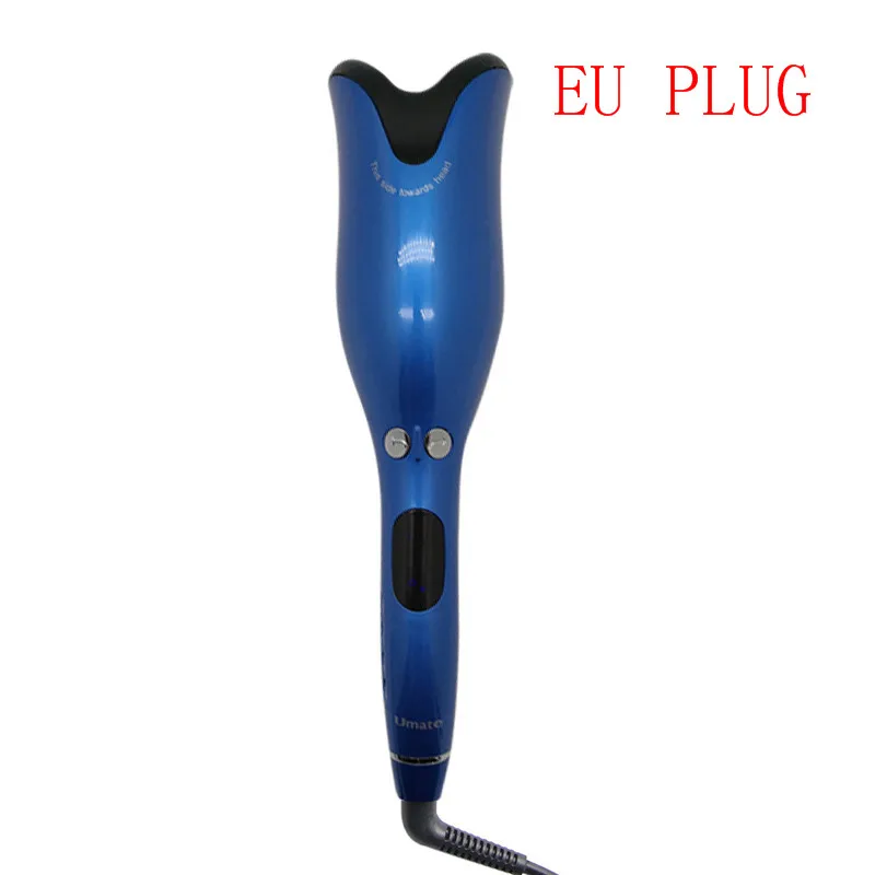 EU PLUG Прямая поставка, автоматическая Плойка для завивки волос, палочка для завивки волос, 1 дюйм, вращающаяся керамическая палочка для завивки волос, волшебная палочка для завивки волос, салон - Цвет: EU PLUG