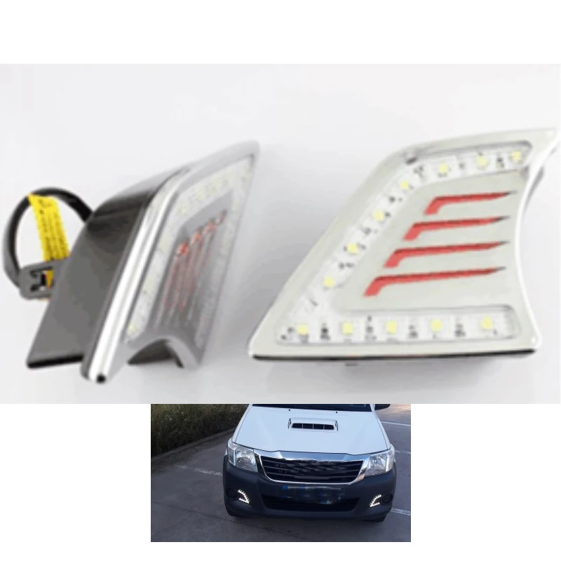 Car Flashing 1 Set led fit For Toyota Hilux Vigo 2012 2013 2014 LED led