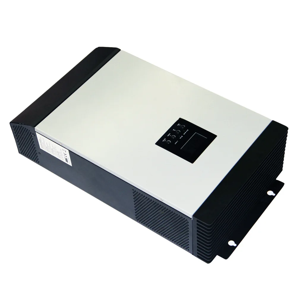 Солнечный гибридный инвертор 3KVA 24V 220V контроллер Инвертор Чистая синусоида встроенный 50A PWM контроллер зарядного устройства