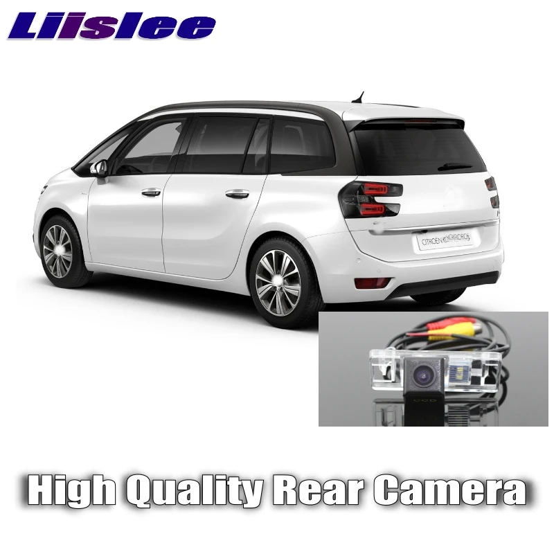 LiisLee Автомобильная камера заднего вида для Citroen C4 Picasso Ultra 2004 ~ 2018 ночного видения HD