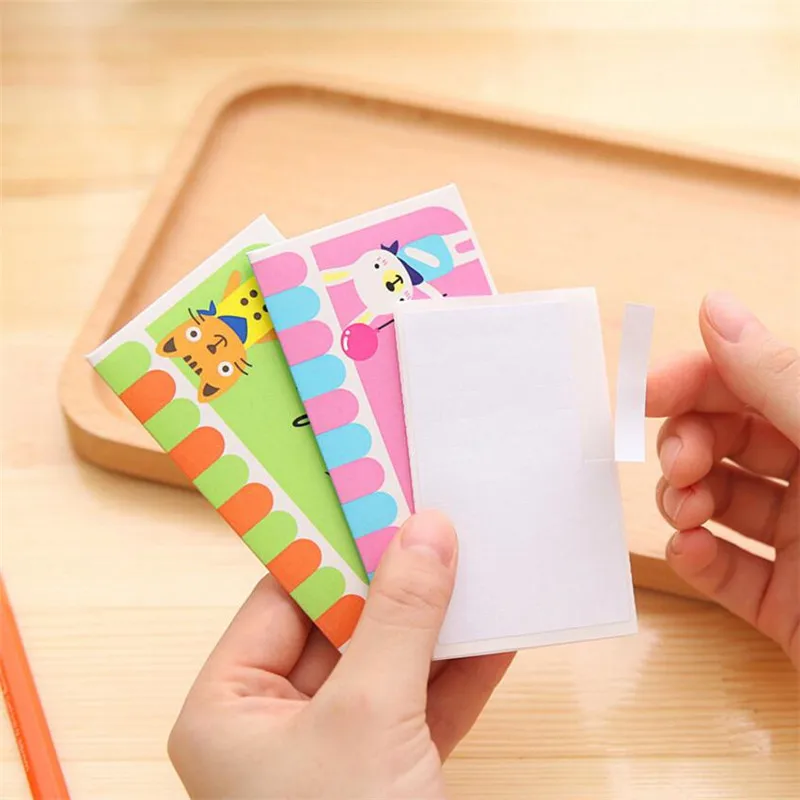 

3sets mini Correcting stationery sticker kawaii creative Cute cartoon White DIY correction for Student