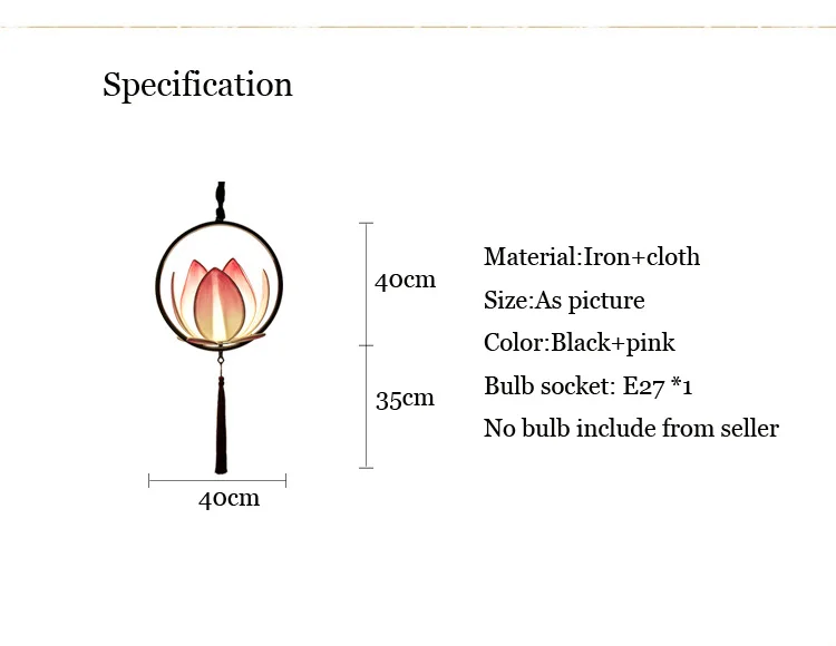 Китайская люстра, ткань, искусство, лотос, подвесной светильник, для ресторана, фонарь, чайный домик, коридор, бар, кафе, столовая, светильник, подвесной светильник