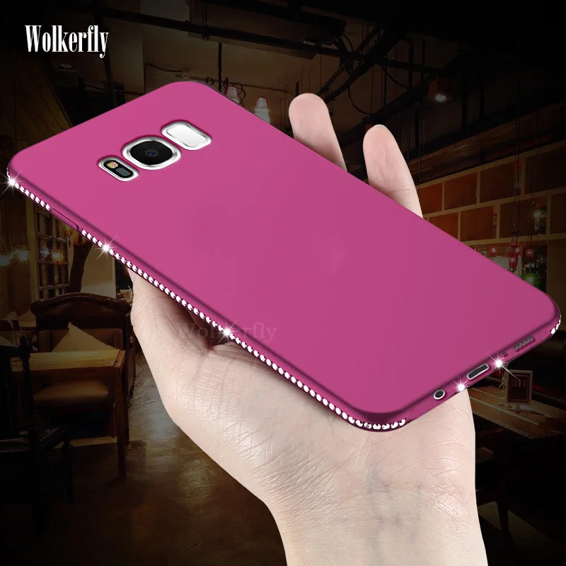 

Soft Silicone Case For Samsung Galaxy J8 A8 J6 J4 A6 A7 2018 A750 S8 S9 Plus Note9 8 J3 J5 J7 A5 A3 A7 2017 S7 Edge Diamond Case