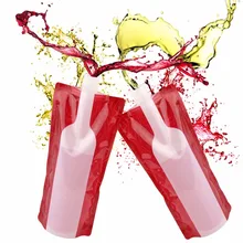 1 шт. Пластик складные многоразовые сумки для похода по Портативный сумка для винной бутылки вина сумка Небьющийся термос для путешествий Шестерни аксессуары сумка