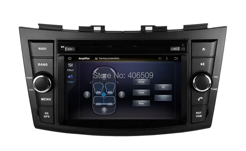 Sale Android 7.1 Car DVD Player GPS Navigation for Suzuki Swift 2011-2013 with Radio BT USB AUX WIFI Audio Video Stereo 4Core+2G RAM 3