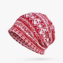 Набор головкой хлопковый шарф двойного назначения мужской и женский геометрический узор из Баотоу шляпа 0809