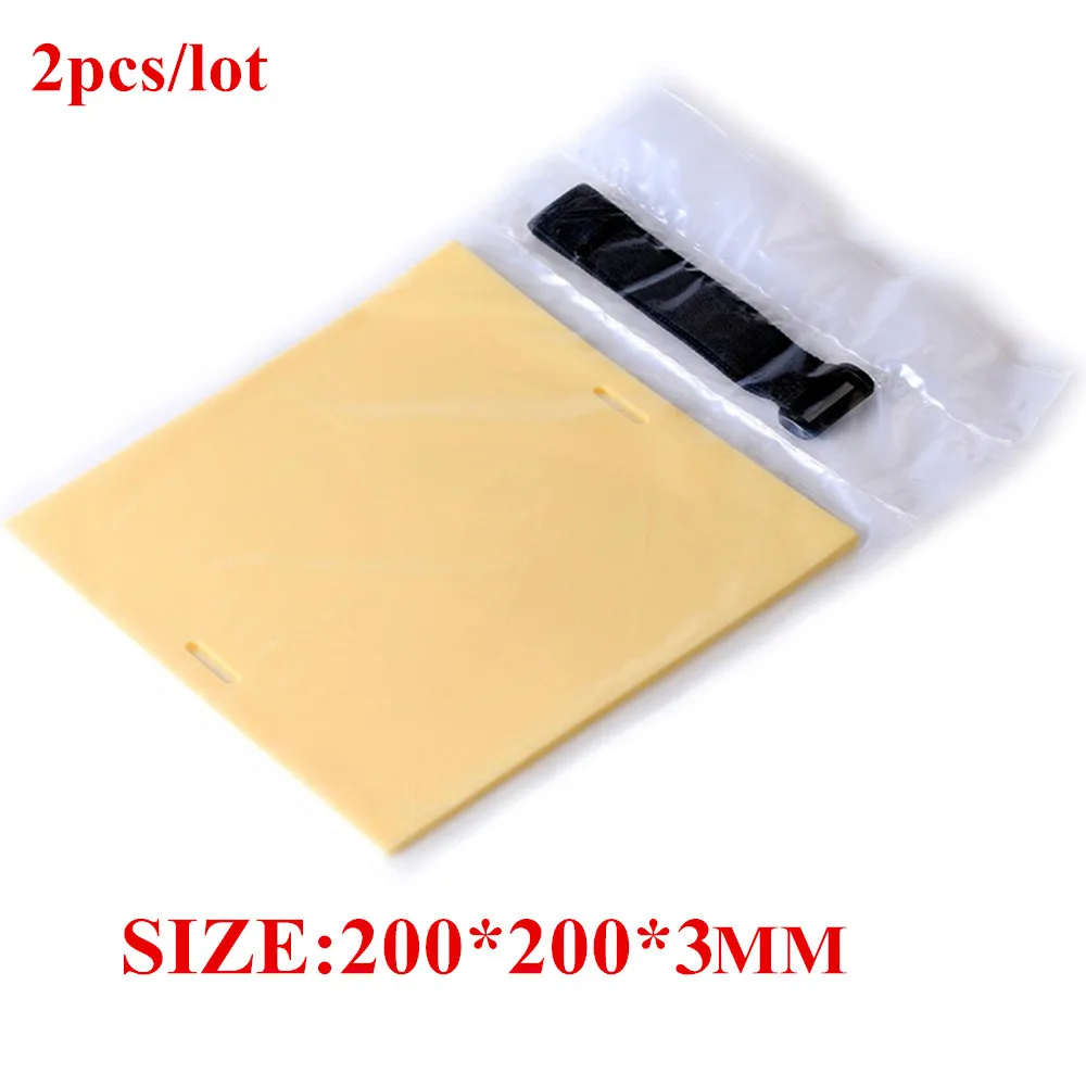 

High Quliaty Thick Tattoo Practice Skin 200*200*3MM And Arm Strap For Tattoo Equipment