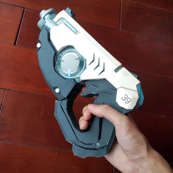 DIY 1:1 3D головоломка бумажный трассировщик пистолет оружие одежда для косплея