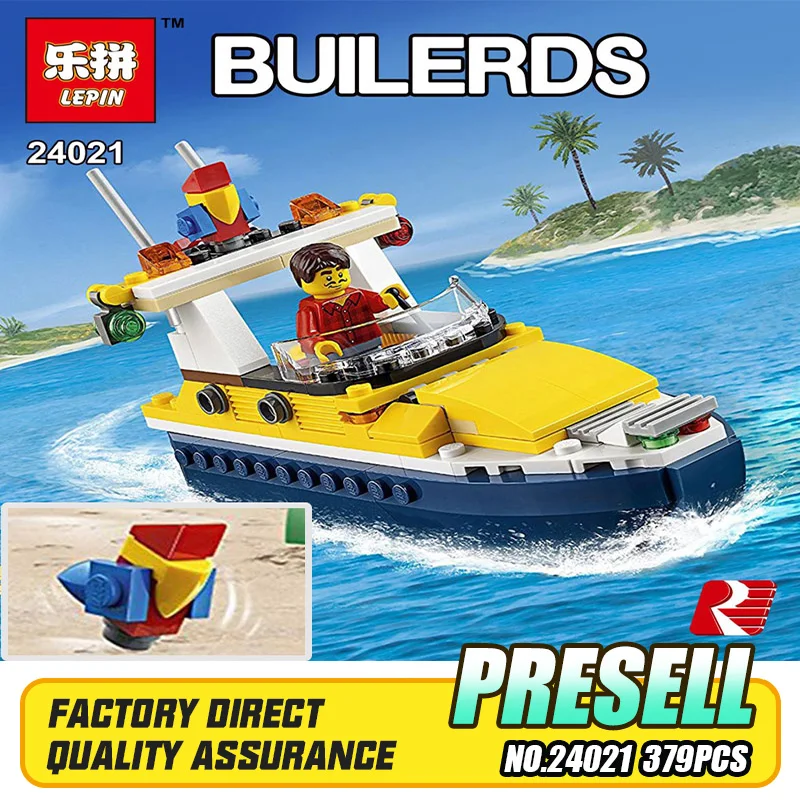 

Lepin 24021 379Pcs Changing Series The Pirate Adventure Tour Set Children Educational Building Blocks Bricks Toys Model 31064