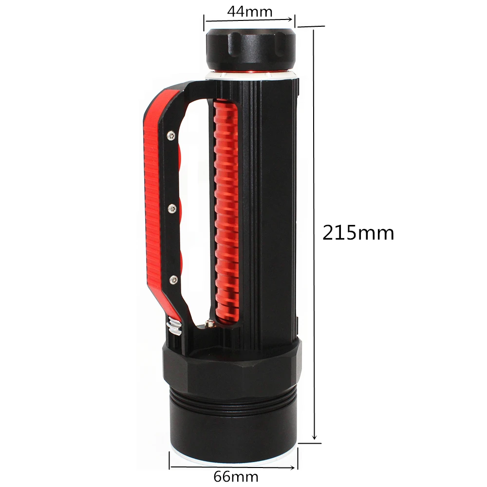 Dive Lamp 4 x XM-L2 LED Diving Flashlight 4800 Lumen Powerful 100M Underwater Torch Light (20)