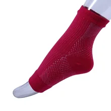 1 пара ног Ангел компрессионные, предотвращают усталость Нижняя муфта для бега и велопрогулок баскетбольные спортивные носки для занятий на открытом воздухе Для Мужчин's лодыжки носки