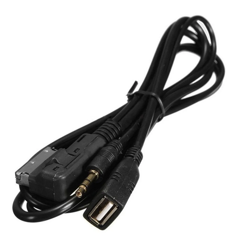 Автомобильный usb кабель AMI AUX для iPhne 6s 5 подходит Mercedes Benz Прямая поставка 2020|Кабели