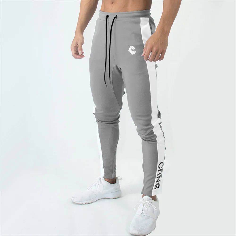 Новинка, мужские спортивные штаны для бега, спортивные обтягивающие штаны для спортзала, фитнеса, тренировочные брюки, мужская спортивная одежда для кроссфита, спортивные штаны - Color: C3