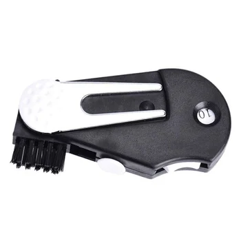 

1Pc Golf 5-in-1 tool fork Steel Golf Divot Repair Switchblade Tool Pitch Groove Cleaner Golf Pitchfork Golf Accessories