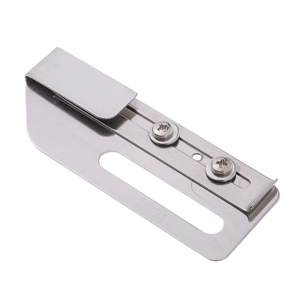DAYU224 Adjustable Cloth Guide Knitwear Collar Binding Industrial Sewing Machine Parts for 2 or 3 Needle CoverStitch Machine