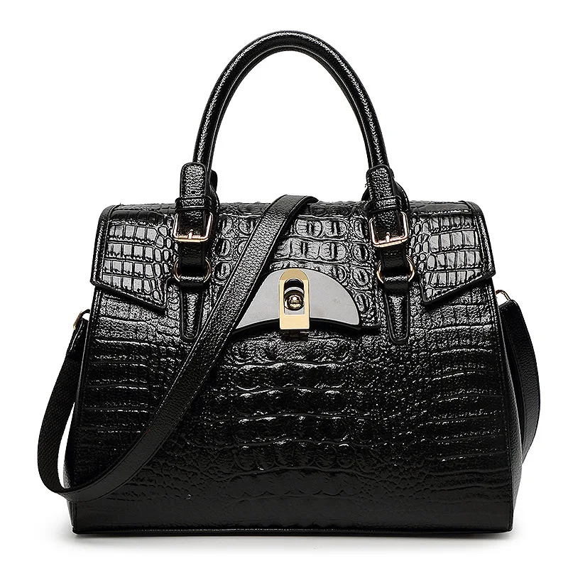

Bolso Mujer Grandes 2016 New Crocodile Ladies Handbags Famous Designer Brand Bags Women Leather Handbags Sac Femme Neverfull