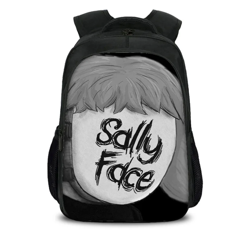 Sally Face рюкзаки детские школьные сумки подростковый рюкзак с принтом в стиле хип-хоп сумка унисекс сумка для путешествий Нейлон можно настроить 16 inch5 - Цвет: Оранжевый