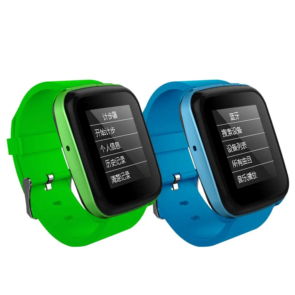 

Bluetooth Mini Watch MP4 MP3 Music Player Video Playback E-book Reading Sports Watch Clock Voice Recording Radio