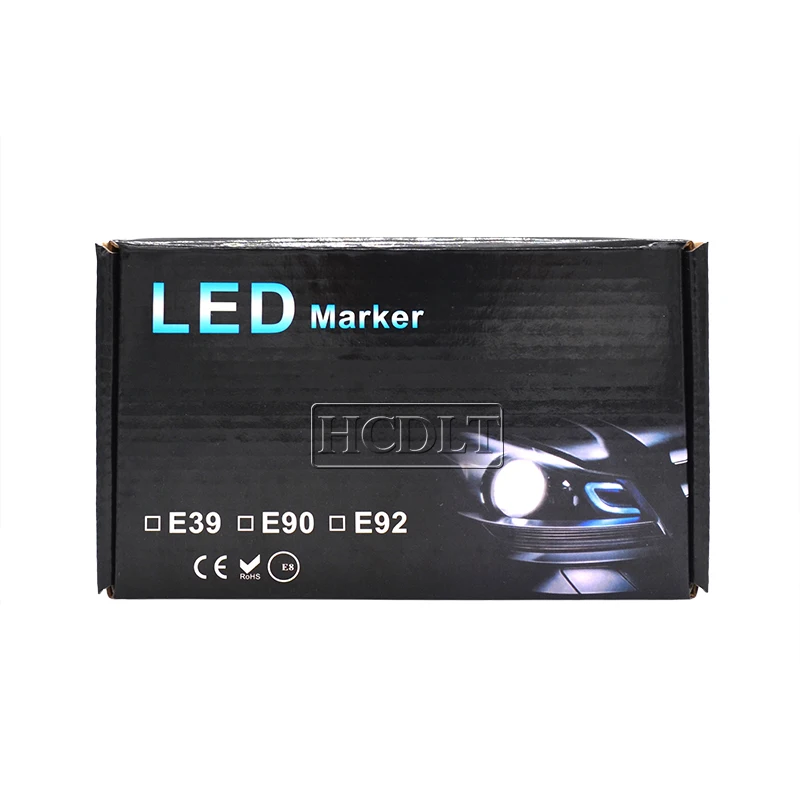 HCDLT 1 Set 280W 160W E39 Angel Eyes LED Marker Kit 6500K White For BM-W E60 E53 E63 E83 X3 E87 X5 Car Styling LED Marker Light