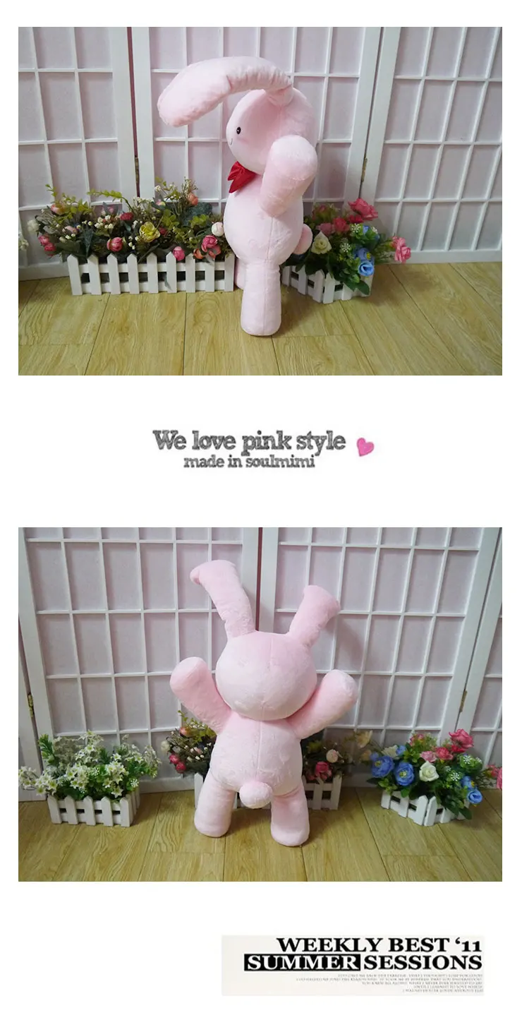 Brinquedo de Pelúcia Macio para o Presente Anime Ouran High School Host Clube Mitsukuni Haninoduka Mel Boneca Coelho 38 cm Travesseiro 3 Brinquedo de pelúcia anime ouran High School