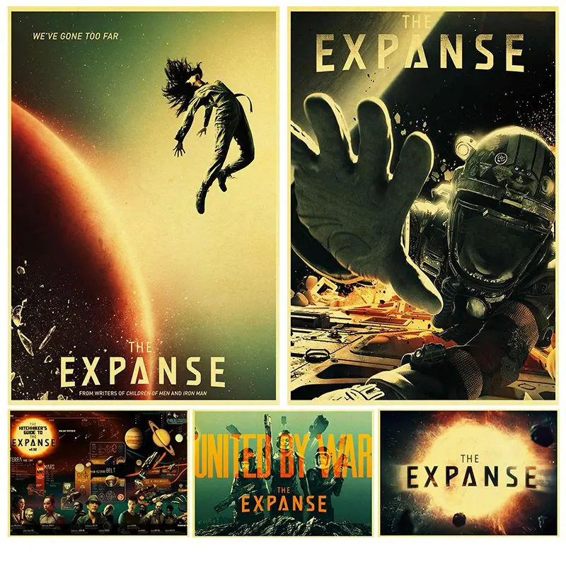 

Sci-Fi Space Explore Movie The Expanse Vintage Poster Retro Style Home Art Bar Living Room Store Wall Decor