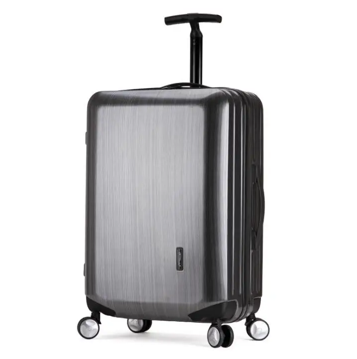 Travel tale 2" 24" дюймов АБС прокатки багажные крутящееся походная коробка алюминиевая рама для путешествий чемодан с колесиками - Цвет: GRAY