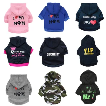 

Fashion Pet Dog Clothes Winter Warm Dog Coat Hoodies Puppy Sweatshirt Clothing Pet Dog Jacket For Chihuahua Pug Cat Clothes XS-L